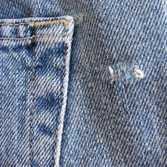 Tommy Jeans Big Hem Stove Pipe 32" Scrub Wash Sz 8 - Picture 12 of 16